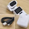 High-definition waterproof portable action camera, night scene, night shooting, sports shooting, multi-angle recording, white model Application Scenario